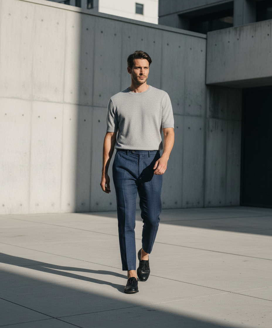 Брюки лён 20 cm — фото 3