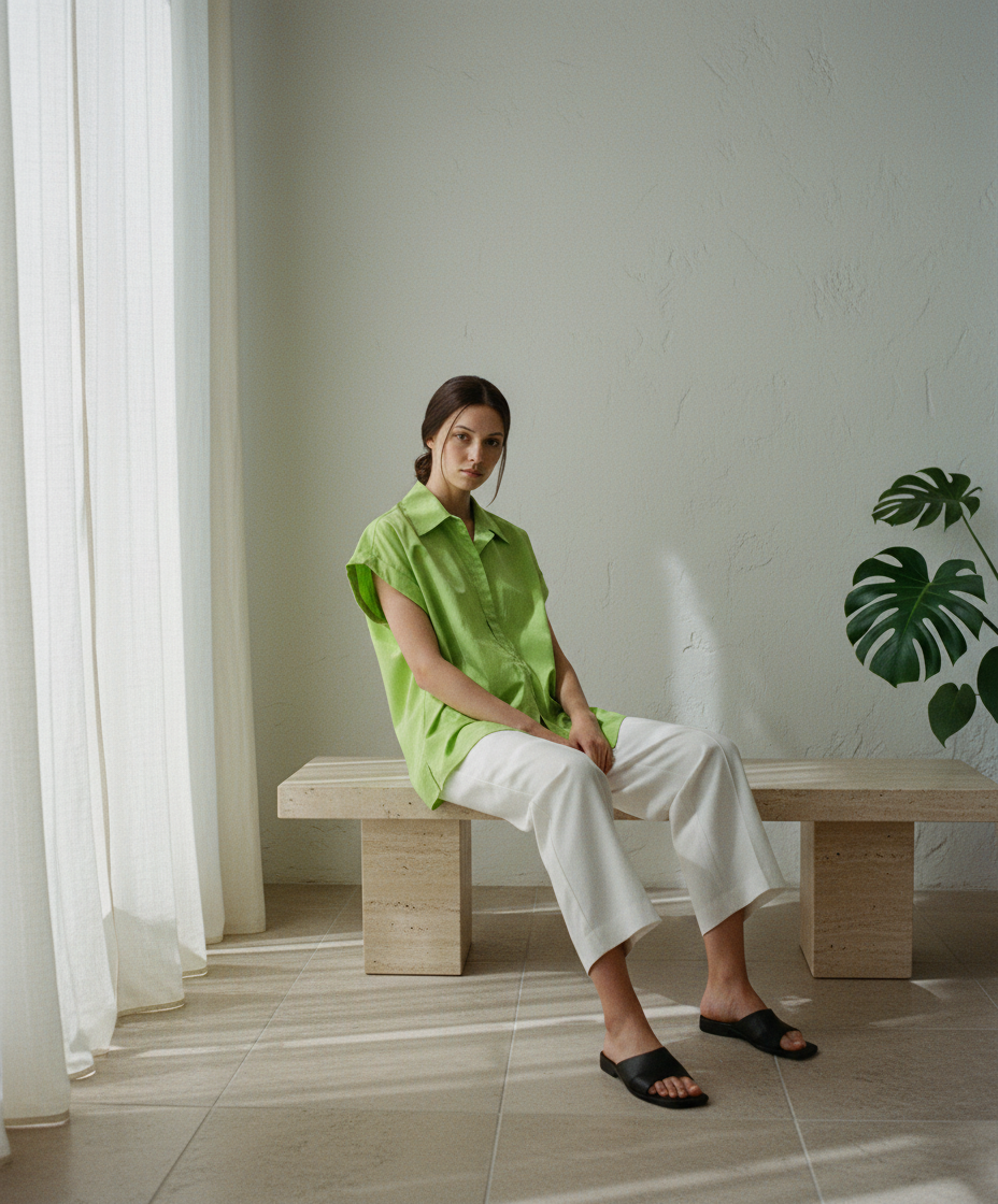 Рубашка салатн дл/рук — фото 3