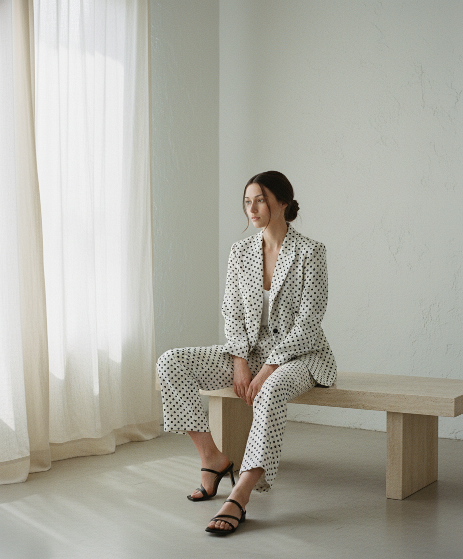 Жакет черн горох — фото 3