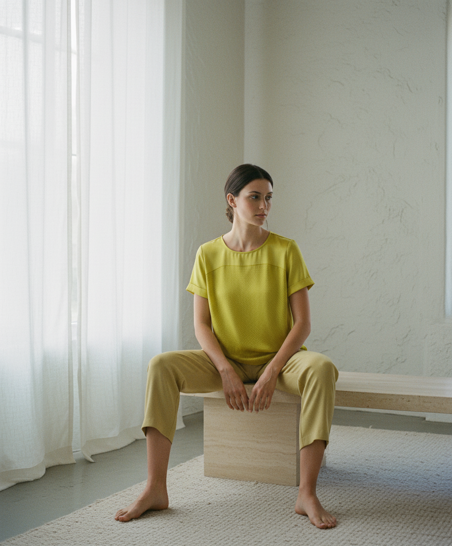 Топ желт кор/р атлас — фото 3