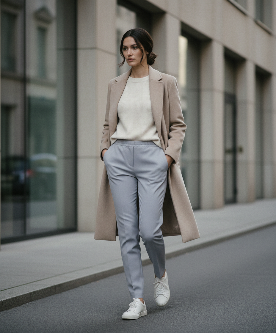 Брюки зауж спина пояс резинка — фото 3