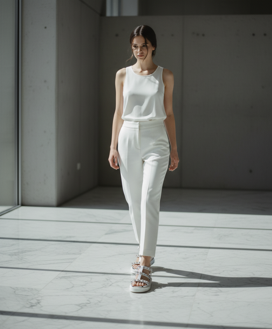 Сандалии полоски камни стелька звезды — фото 3